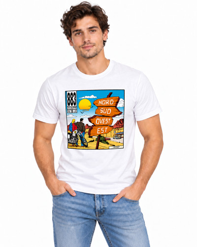 Shirt 883 nord sud ovest - t-shirt,