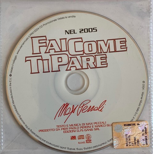 Max pezzali 883 fai come - max, "fai