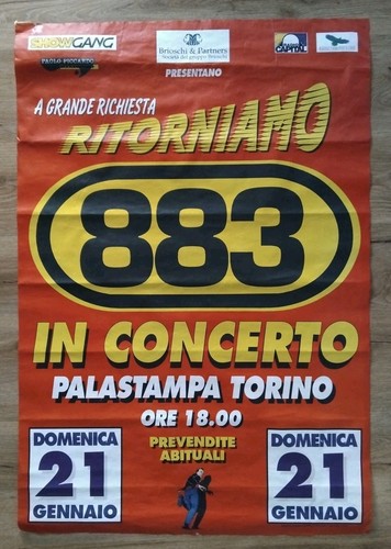 883 concerto manifesto - 883, in