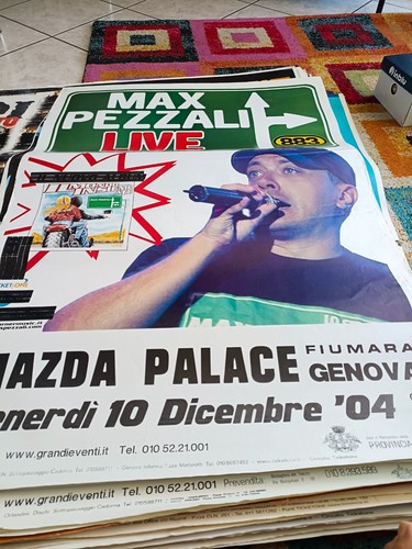 Manifesto max pezzali - pezzali, 883