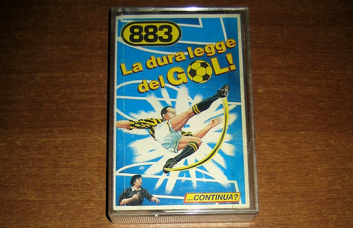 Musicassetta gialla 883 max - gialla,
